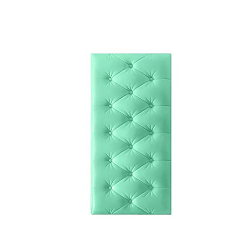 Panneaux muraux rembourrés vert émeraude pour habillage mural de lit et isolation phonique douce