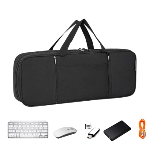 Borsa per tastiera del computer custodia per portaoggetti piccola per portatile - da viaggio morbida per meccanica borsa protettiva per