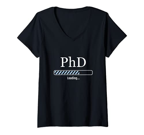 Mujer PhD Student PhD Loading Phd Grad Camiseta Cuello V