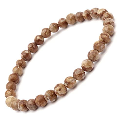 GOLD STONE] 姫川薬石 ブレスレット 6mm 新潟県 糸魚川産 日本銘石