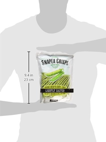 Harvest Snaps Snapea Crisps and Lentil Snaps 3 Flavor Variety Bundle: (1) Snapea Crisps Lightly Salted, (1) Snapea Crisps Wasabi Ranch, and (1) Lentil Snaps Tomato Basil , 3-3.3 Oz. Ea. (3 Bags Total) - Thumbnail 3