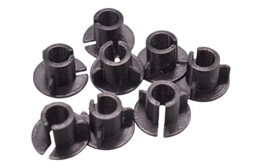 Super8 to 8mm Spool Spindle Insert Adapters, 8pc