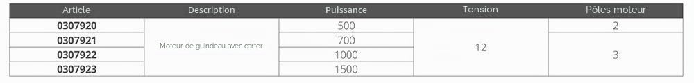 Quick Moteur Rapide 1000 W 12 V.