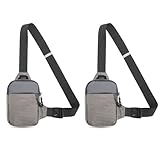 Cestmagu Concept Collective Travel Sling Bag Concept Global (grey,Large)