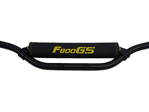 Patin de traverse pour BMW F800GS protection haut de gamme logo jaune