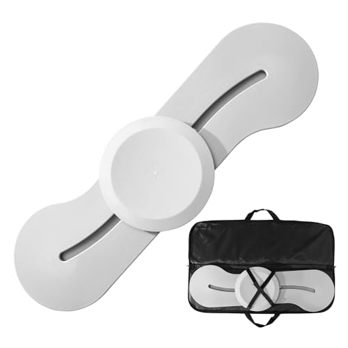 Grey Transfer Board with Turntable, Transfer Board from Bed to Wheelchair, Patient Transfer,Slide Assist Device for Transferring or Seniors from Wheelchair to Bed, Toilet, Tub, Car