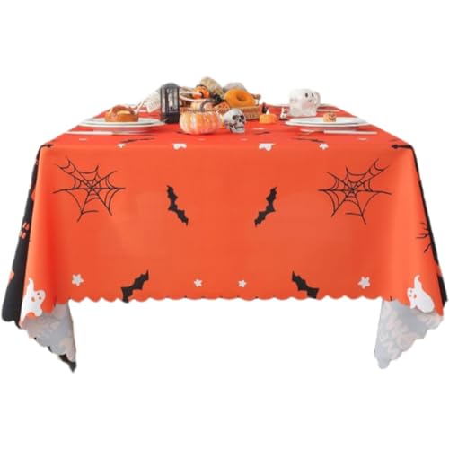 Nappe d'Halloween lavable pour protéger la table des taches de fête - 4