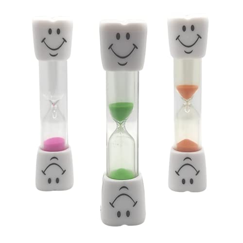 Minuterie de sablier Enfant pour Apprendre à se brosser Les Dents, Minuteur de brossage des Dents pour Enfants, Sablier pour Enfants, Horloge à Sable pour Jeux, Cuisine, Exercice, Etude
