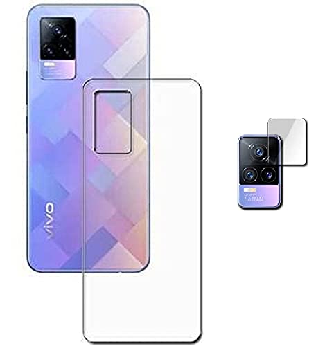 Anaya Back Flexible Transparent Skin Guard with Camera Lens Protector Sticker Protective Film Wrap Not A Glass for Vivo Y73 Vivo Y73