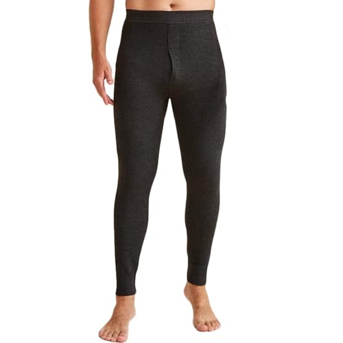 Men's Thermal Underwear Bottom Long Johns Pants Women Base Layer Leggings Cold Weather Cashmere Trousers for Skiing Camping Hunting Hiking