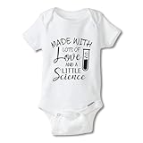 Made With Love & Science Cute Baby Onesie | IVF Warrior
