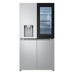 LG GMG960MBJE Amerikaanse koelkast, 638 liter, No Frost, zilver, energieklasse E