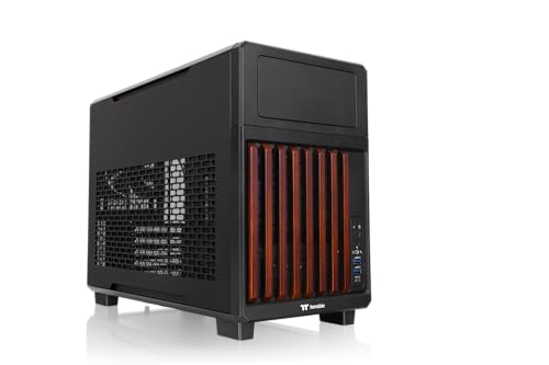 Thermaltake TR200 WS | Boîtier Micro ATX Panneau Avant en Bois | USB 3.2 Gen 2 Type-C et 2 x USB...