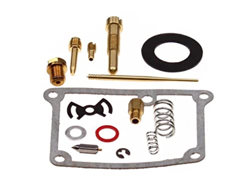 Reparatursatz für Mikuni VM20 Vergaser passend für Yamaha DT RD, Honda MT MTX MB 50 - Komplett Set mit Flansch-Anschluss, Dichtungen und Düsen