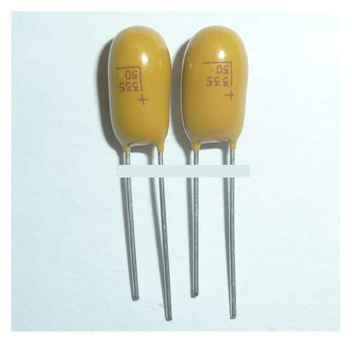Condensador de tantalio 3.3uF 50V soluciona fallos de ruido en fuentes de audio DIP 10 piezas