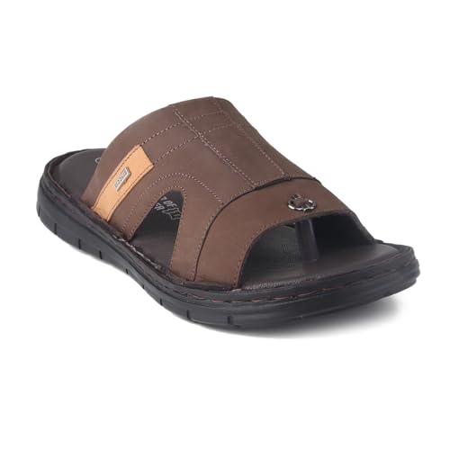 Image of Red Chief Leather casual slippers for men