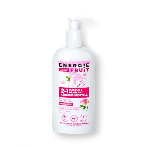 Masque Monoï et Argan ENERGIE FRUIT le soin idéal après la plage pour cheveux secs