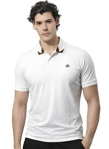 Image of ADRO Mens Polo T Shirt -100% Cotton Polo Tshirt for Men | Solid Polo T-Shirt Regular fit