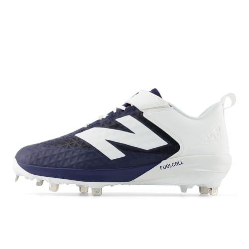 New Balance New Balance Men's FuelCell 4040 V8 Metal Baseball Shoe, Team Navy/White, 10 M