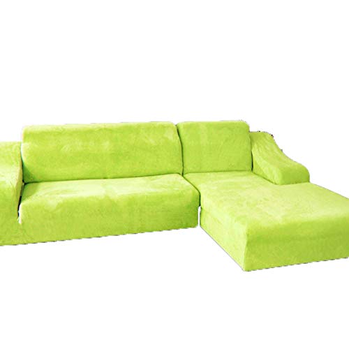 SHAFAJNC Stretch Sofabezug Sofaüberwürfe Zum Ecksofa 1 2 3 4 Seater L-Form Sofa Überwürfe Sofa Schutz Möbelbezug Dicke Volle Deckung Sofaschoner Haustiere Hund Cover