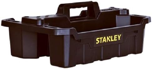 STST41001 19.34" X 13" X 7.6"Bandeja de almacenamiento portátil negra - Cantidad 3