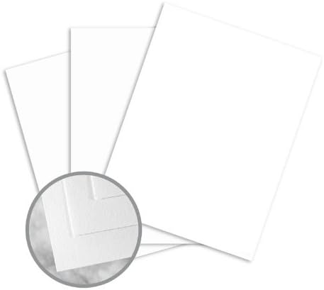 Writing Bright White Paper - 8 1/2 x 11 in 24 lb Writing Wove 25% Cotton 500 per Ream