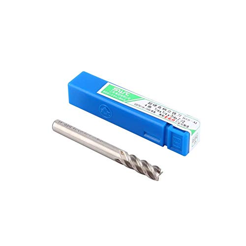 Image of Carbide Nose End Mill, 1Pc 4 Flute EndMill Straight 1 /4 inch Shank Flutes End Mills 1 /4 inch Working Cutter