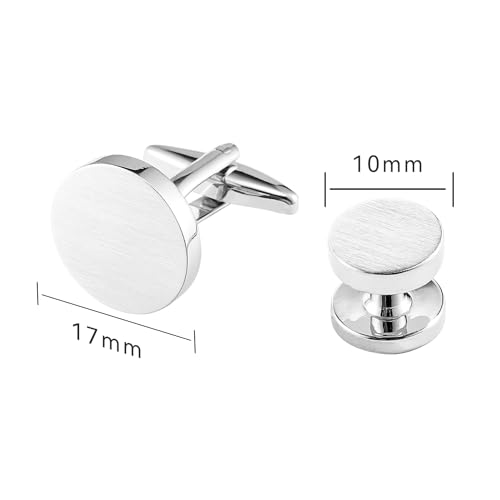 Dannyshi DNS1251 Cufflinks For Men And Tuxedo Shirt Studs Set thumb #2