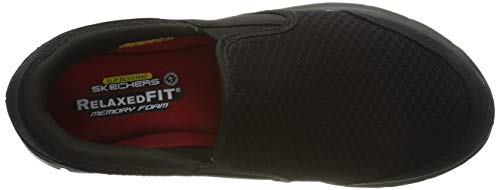 Skechers Skechers Women's Cozard Slip On Trainers, Black Mesh Nubuck Water Stain Repellent, 35