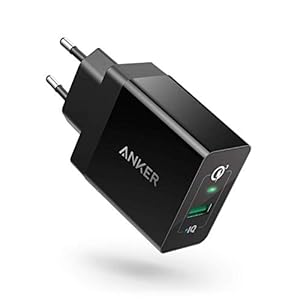 Anker PowerPort 1 18W USB-oplader met Quick Charge 3.0 en Power IQ voor Samsung Galaxy/Note, iPhone, iPad, LG, HTC…