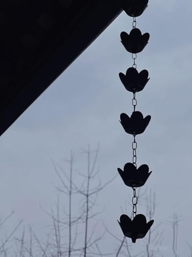Chaîne de pluie de 150cm pour sublimer votre jardin sous la pluie - 8