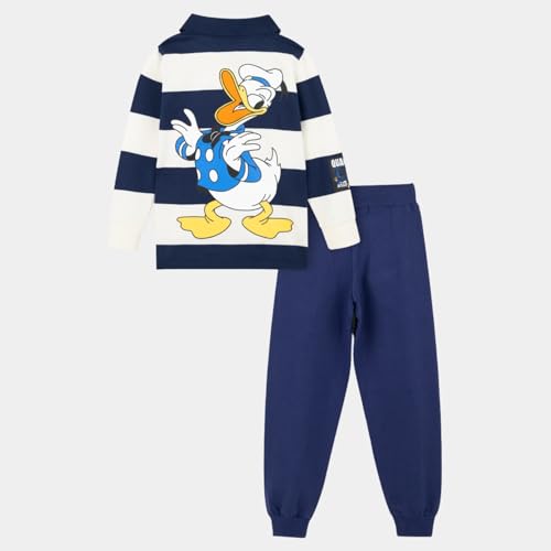 Image of Nap Chief Kids Pure Cotton Disney Mickey And Friends Co ord Set for Boys & Girls, Sweatshirt And Joggers Clothing Set for Casual Wear