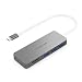 Produktbild lention USB-C Hub mit Typ C, USB3.0 Anschlüsse und SD/TF Kartenleser für MacBook 12, Neu MacBook Air, MacBook Pro 13/15 mit Thunderbolt 3, ChromeBook und mehr, Multi-Port Adapter(Weltraum Grau)