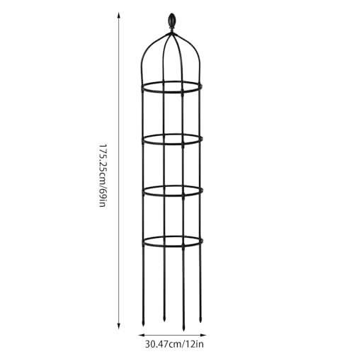 Soporte de torre de escalada de tomate para evitar la caída de plantas pesadas 7