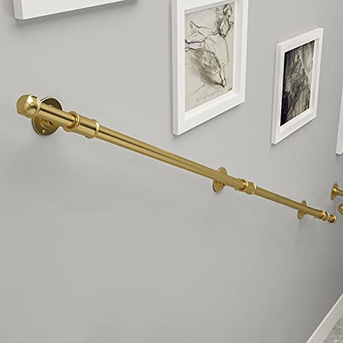 Rampe d'escalier moderne dorée CatchRail NZPOST pour support mural extérieur - 6