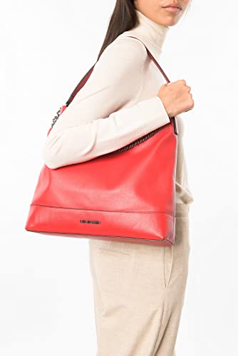 Sac cabas rouge Love Moschino Easy Chain aux finitions luxe - 2