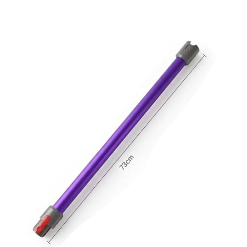 Ersatz Saugrohr für Dyson V7 V8 V10 V11 Verlängerungsrohr aus Aluminium 73cm Länge Kompatibles Zubehörrohr - Violett Lila