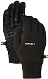 HEAD Multi-Sport Running Gloves with SENSATEC-Black (Small)