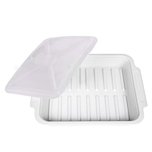 MMUGOOLER Microwave Easy Bacon Maker/Cooker with Lid, Safety, Quick and with No Mess, 11.3“ L x 9.0" W x 2.4" H- White