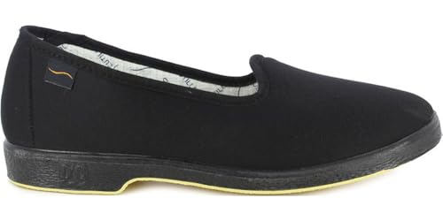 Doctor Cutillas Pantuflas de Mujer 411 Slip On de la Talla 36 en Color Negro