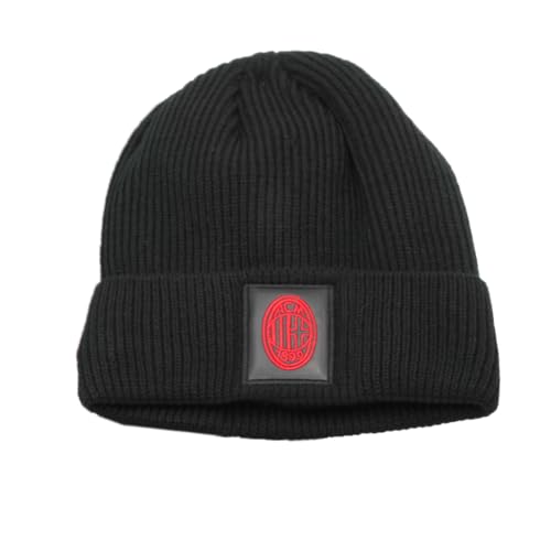 Bonnet AC Milan 143462 noir bonnet de foot d'hiver mixte chaud