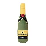 【Maintenir la santé bucco-dentaire du chien】Le jouet pour chien en forme de bouteille de vin qui grince nettoie non seulement les dents du chien et élimine les taches, mais aide également à nettoyer les taches et les impuretés dans les morts. Garder la santé bucco-dentaire de votre chien.