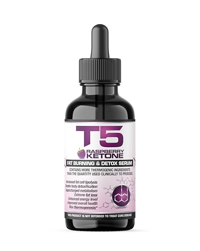 Raspberry Ketone Supplement : Concentrated & Fast-Acting Weight Loss Drops – Thermogenic Metabolism Booster & Detox Forumla