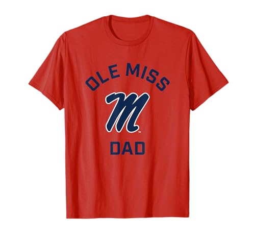 Ole Miss Rebels Arched Dad T-Shirt