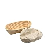 Gärkorb Brot Backzubehör Masse Proofing Brot Fermentation Teig Rising Liner Körbe Wicker Rattan Korb(35X14X7cm)