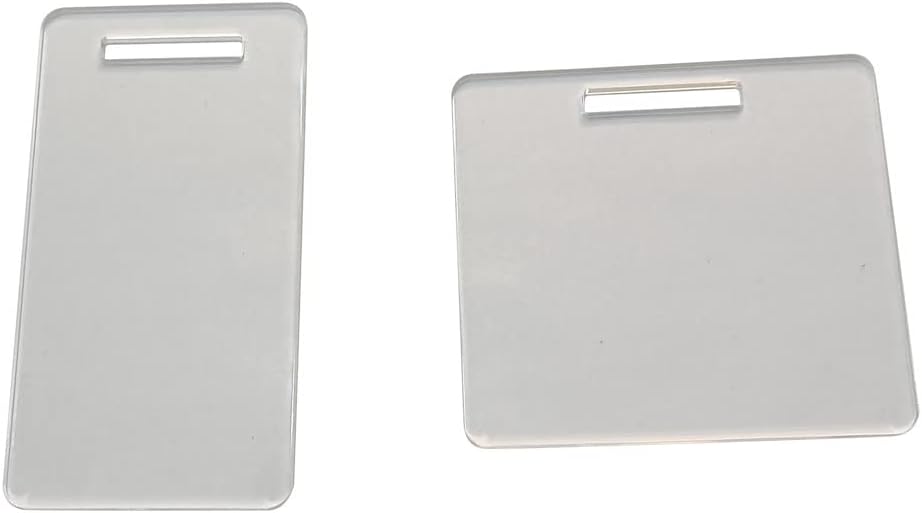1/12" Acrylic Badge Buddy Blanks,Horizontal & Horizontal