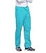 Cherokee Men's Originals Unisex Drawstring Cargo Scrub Pant, Turquoise, Large