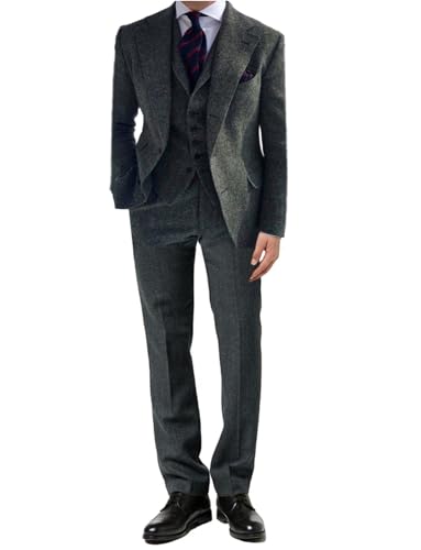 Costume à chevrons homme pour bal de fin d'année et style affaires décontractées