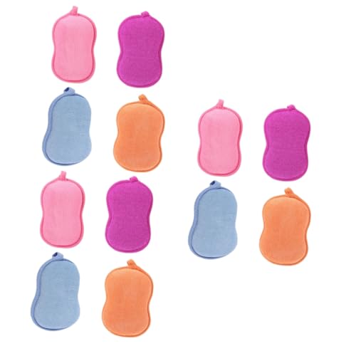Éponge de bain exfoliante pour garçon et fille avec brosse douce gommante