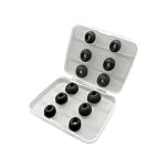 12 Pcs Silicone Earphone Tips Set with Storage Case / Enhanced Comfort and Safety Silicone Ear Hypoallergenic Ears